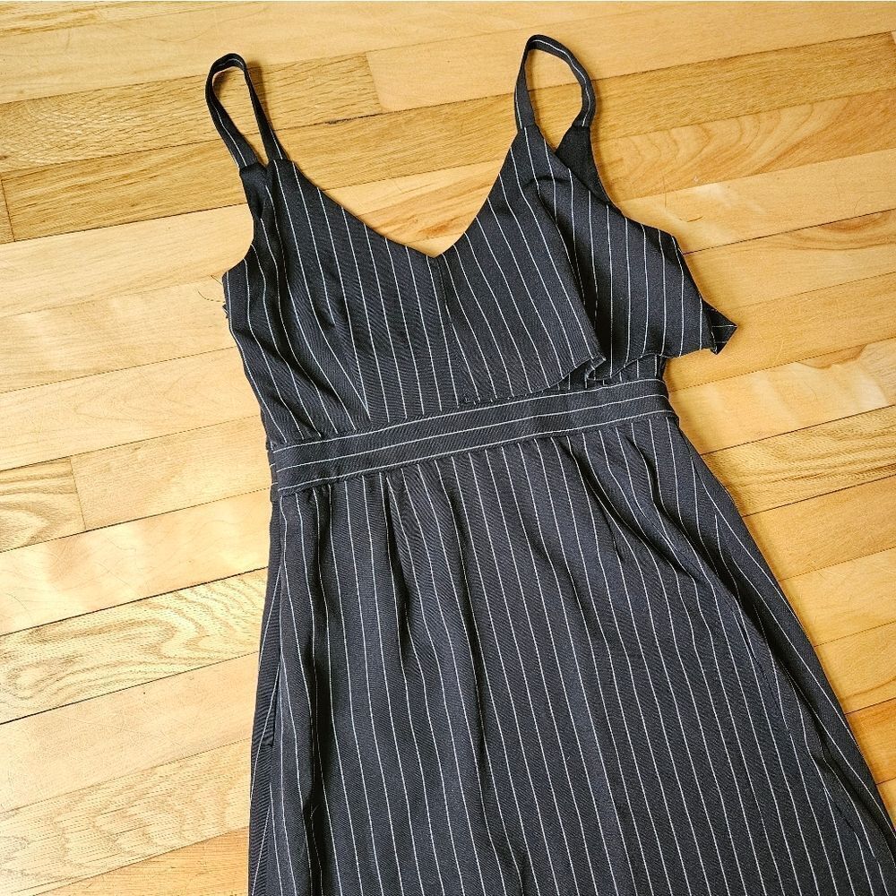 Haute Monde Pinstriped Maxi Dress - Picture 8 of 10
